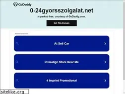 Sites similar to 0-24gyorsszolgalat.net
