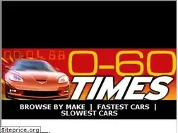 Sites similar to 0-60times.com