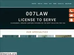 Sites similar to 007law.com