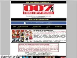 Sites similar to 007magazine.co.uk
