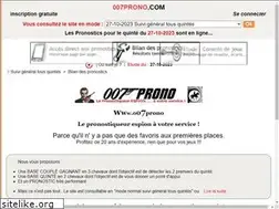Sites similar to 007prono.com