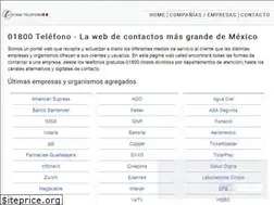Sites similar to 01800telefono.com.mx