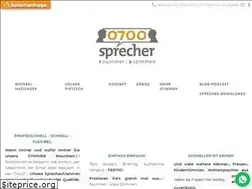Sites similar to 0700sprecher.de