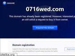 Sites similar to 0716wed.com