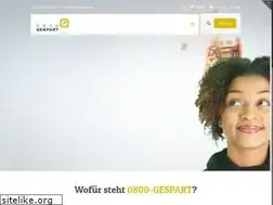 Sites similar to 0800-gespart.de