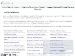 Sites similar to 0800telefono.gratis
