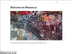 Sites similar to 0hlsson.se