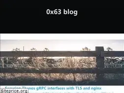 Sites similar to 0x63.me