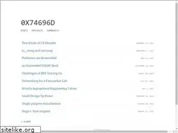 Sites similar to 0x74696d.com
