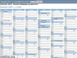 Sites similar to 1-kalender.dk