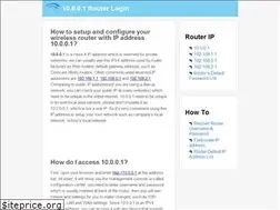 Sites similar to 10-0-0-1.com