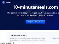 Sites similar to 10-minutemeals.com