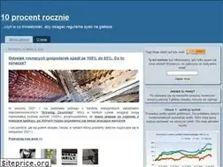 Sites similar to 10-procent-rocznie.blogspot.com
