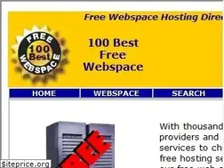 Sites similar to 100-best-free-webspace.com