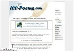 Sites similar to 100-poems.com