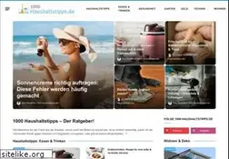 Sites similar to 1000-haushaltstipps.de