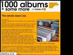 Sites similar to 1000albums.com