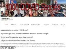 Sites similar to 1000covidstories.com