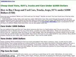 Sites similar to 1000dollarautos.com