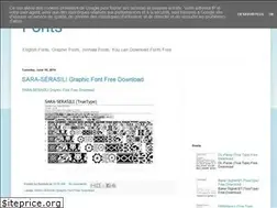 Sites similar to 1000freefonts.blogspot.com