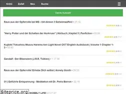 Sites similar to 1000hoerspiele.de