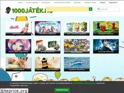 Sites similar to 1000jatek.hu