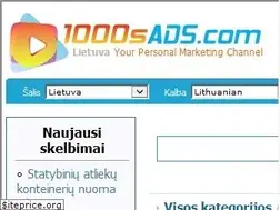 Sites similar to 1000sads.lt