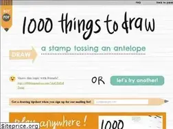 Sites similar to 1000thingstodraw.com