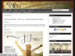 Sites similar to 1000voices.org
