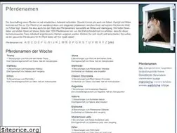 Sites similar to 1001-pferdenamen.de