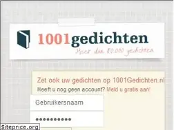 Sites similar to 1001gedichten.nl