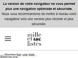 Sites similar to 1001listes.fr