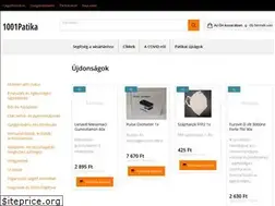 Sites similar to 1001patika.hu