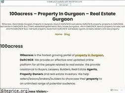Sites similar to 100acress.wordpress.com