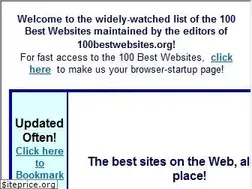 Sites similar to 100bestwebsites.org
