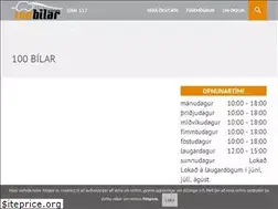 Sites similar to 100bilar.is