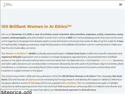 Sites similar to 100brilliantwomeninaiethics.com