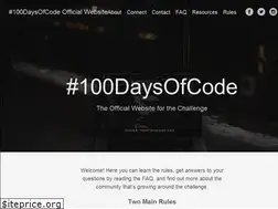 Sites similar to 100daysofcode.com