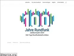 Sites similar to 100jahrerundfunk.de