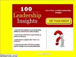 Sites similar to 100leadershipinsights.com