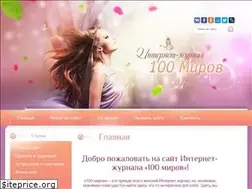 Sites similar to 100mir.ru