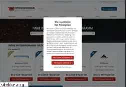Sites similar to 100partnerprogramme.de