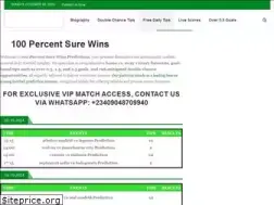 Sites similar to 100percentsurewins.com