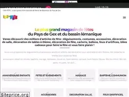 Sites similar to 100pour100fete.com