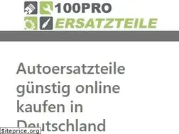 Sites similar to 100pro-ersatzteile.de