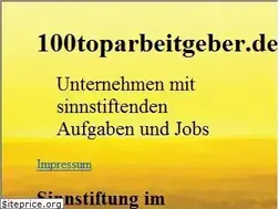 Sites similar to 100toparbeitgeber.de