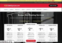 Sites similar to 100webspace.com