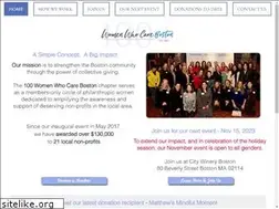 Sites similar to 100womenwhocareboston.com