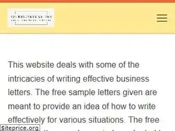 Sites similar to 101businessletter.com