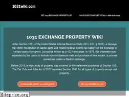 Sites similar to 1031wiki.com